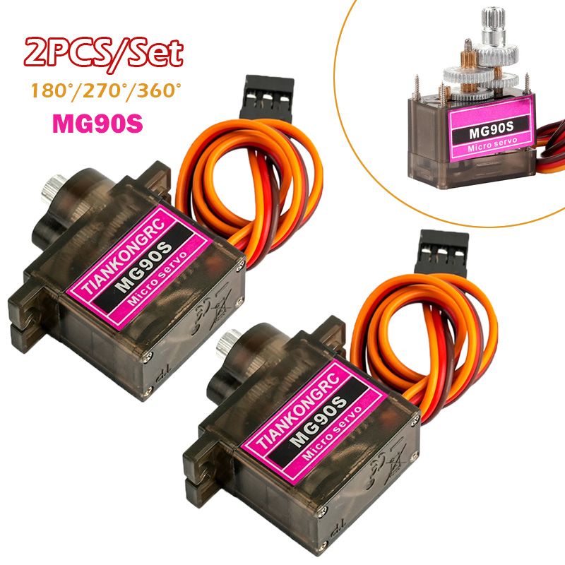 2PCS MG90S Full Metal Gear Mic - огляд і ціна Drone Gimbal Controller