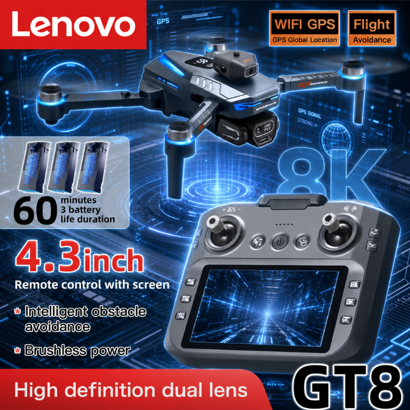 Lenovo GT8 8K Drone Profession - огляд і ціна Drone Gimbal 2 Axis