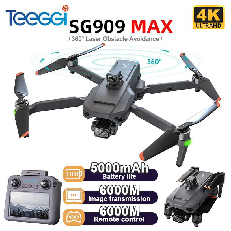 Teeggi SG909 MAX GPS Drone Wit - огляд і ціна Drone Gimbal Brushless