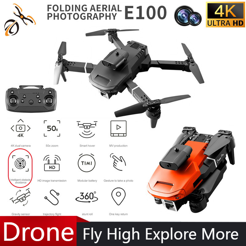 Mini E100 Four-sided Obstacle  - огляд і ціна Drone Gimbal 2 Axis