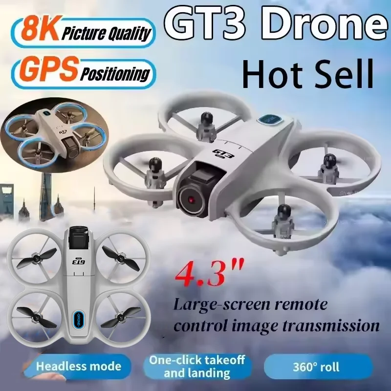 GT3 Drone 8K HD Dual Cameras G - огляд і ціна Drone Gimbal 2 Axis