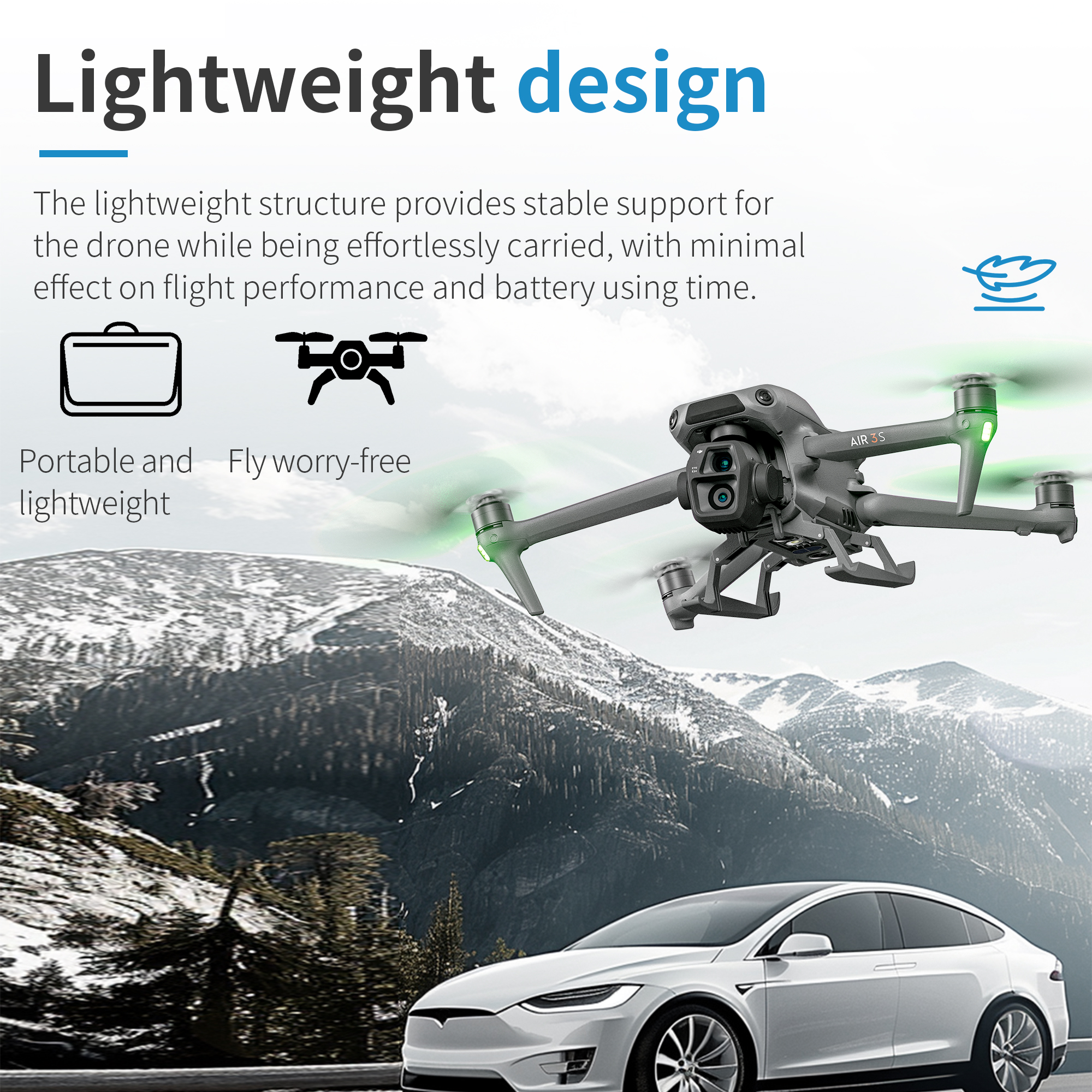 STARTRC for DJI AIR 3S drone l - огляд і ціна Drone Gimbal Mount