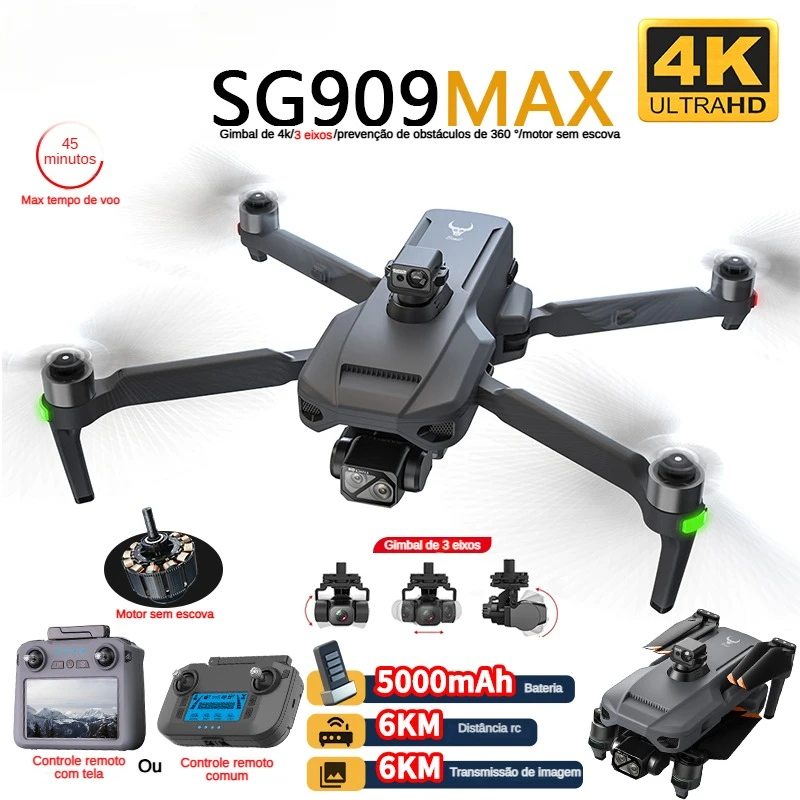 ZLL SG909 SG909MAX Professiona - огляд і ціна Drone Gimbal Brushless